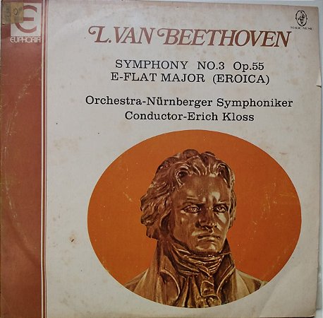 LP - Ludwing Van Beethoven Symphony N°3 Op. 55 E-Flat Major (HEROICA)
