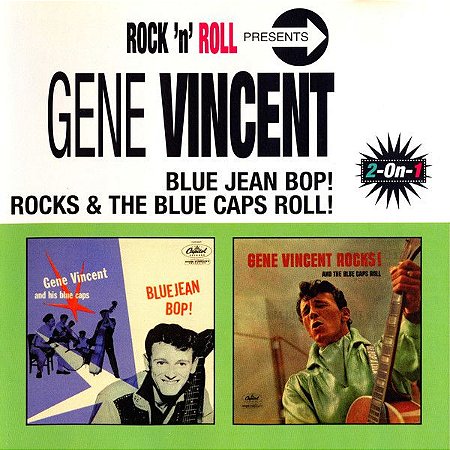 CD - Gene Vincent ‎– Blue Jean Bop! + Gene Vincent Rocks & The Blue Caps Roll! - IMP