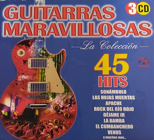 CD - Guitarras Maravillosas - La Colección - 45 Hits - (BOX - 3CDS) (Vários Artistas)