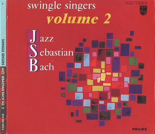 CD - Swingle Singers ‎– Jazz Sebastian Bach, Volume 2 (Importado - USA) - Digipack