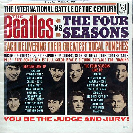 CD -The Beatles Vs The Four Seasons ‎– The Beatles Vs The Four Seasons (Importado)