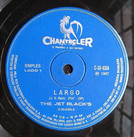 Compacto - The Jet Black's ‎– Largo (7", 33 ⅓ RPM) - 1967
