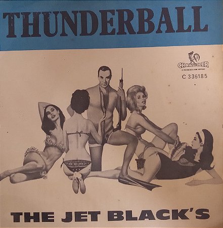 Compacto - The Jet Black's‎ – Thunderball / Geronimo ( 7", 33 ⅓ RPM) - 1966