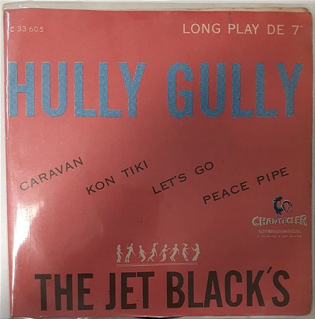 Compacto - The Jet Black's ‎– Caravan, Kon Tiki/ Let's go, Peace pipe (Vinyl, 7", 45 RPM, EP)