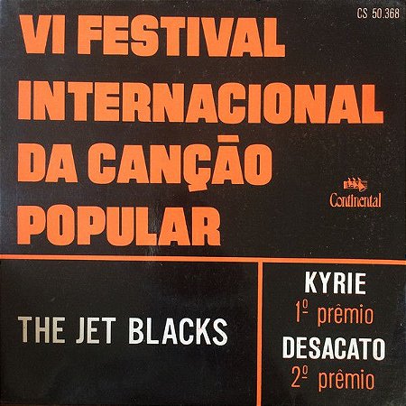 Compacto - The Jet Blacks ‎– VI Festival Internacional Da Canção Popular (Vinyl, 7", 33 ⅓ RPM, Single)