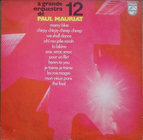 LP ‎– A Grande Orquestra De Paul Mauriat 12