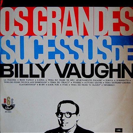 LP ‎– Os Grandes Sucessos De Billy Vaughn