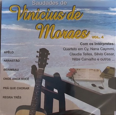CD - Saudades de Vinícius de Moraes -Vol. 4 (Novo - Lacrado) (Vários Artistas)