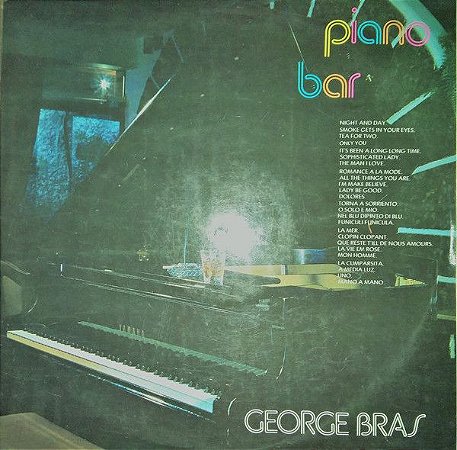 LP - George Bras ‎– Piano Bar - Colecionadores Discos - vários títulos em  Vinil, CD, Blu-ray e DVD