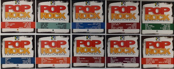 CD - Coleção POP Rock Nacional (Revista Caras) - 10 CDs