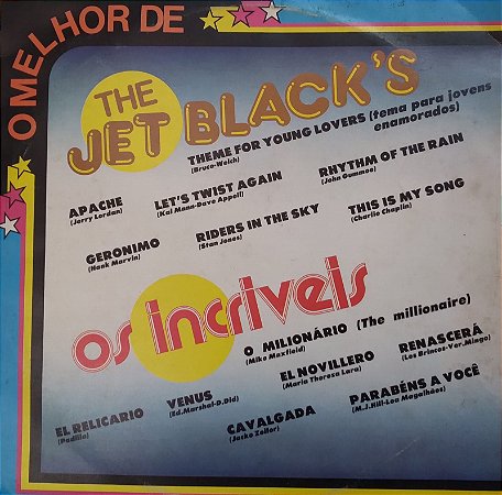 LP - The Jet Black's / Os Incríveis - 1982