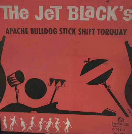 Compacto - The Jet Black's - Apache /Bulldog/ Stick Shift /Torquay