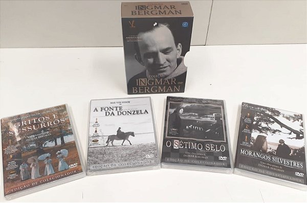 DVD - Coleção Ingmar Bergman (Box 4 DVDs) - Novo Lacrado