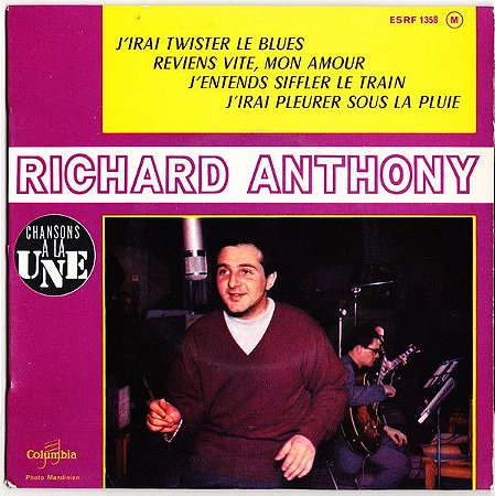 Compacto - Richard Anthony ‎– J'irai Twister Le Blues