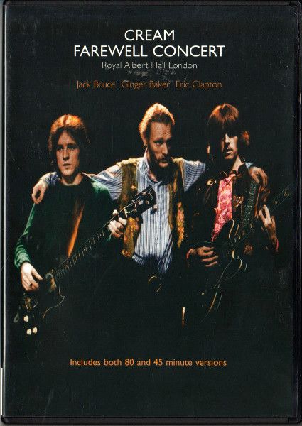 DVD - Cream ‎– Farewell Concert Royal Albert Hall