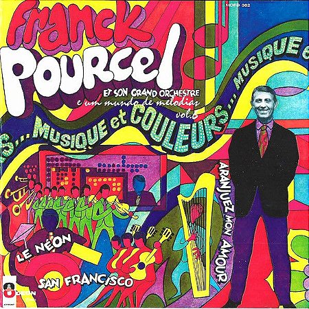 LP - Franck Pourcel Et Son Grand Orchestre ‎– E Um Mundo de Melodias Vol.6