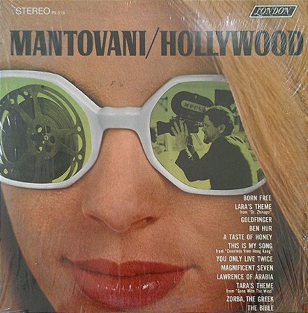 LP - Mantovani e sua Orquestra - Hollywood