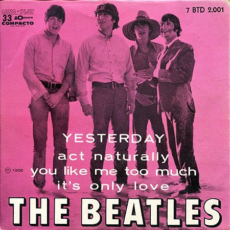 Compacto - The Beatles ‎– Yesterday (4 faixas)