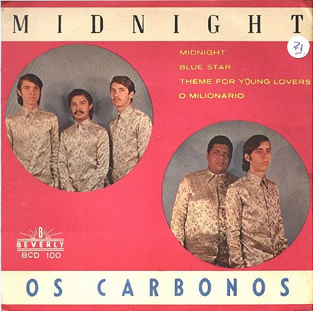 Compacto - Os Carbonos ‎– Midnight (4 faixas)
