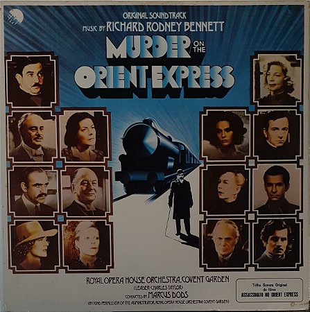 LP - Richard Rodney Bennett ‎– Agatha Christie's Murder On The Orient Express (Original Soundtrack Recording)