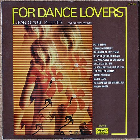 LP - Jean-Claude Pelletier And His New Orchestra ‎– For Dance Lovers