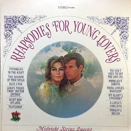 LP ‎– Midnight String Quartet ‎– Rhapsodies For Young Lovers