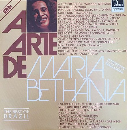 LP - Maria Bethânia ‎(Coleção A Arte De) - LACRADO DUPLO - (1988 de época)