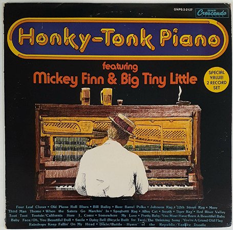 LP - Mickey Finn & Big Tiny Little – Honky-Tonk Piano - DUPLO - Importado (US)