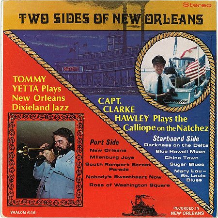 LP - Tommy Yetta, Capt. Clarke Hawley – Two Sides Of New Orleans - Importado (US)