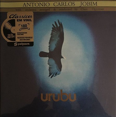 LP - Antonio Carlos Jobim with orchestra arranged & conducted by Claus Ogerman ‎– Urubu (Lacrado) Polysom