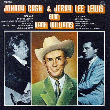 LP - Johnny Cash & Jerry Lee Lewis – Johnny Cash & Jerry Lee Lewis Sing Hank Williams - Importado (US)