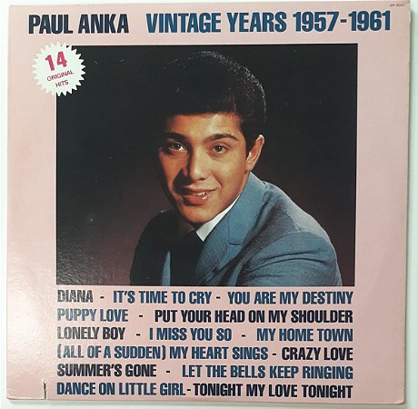 LP - Paul Anka Vintage Years 1957 - 1961 (Importado (US))