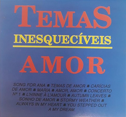 CD - Pedro Puppo and His Orchestra - Temas Inesquecíveis de Amor
