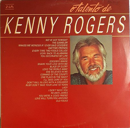 LP - Kenny Rogers (Coleção O Talento de) (Dois LPs)