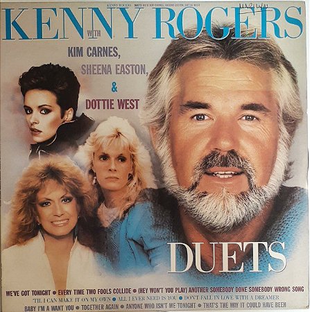 LP - Kenny Rogers With Kim Carnes, Sheena Easton & Dottie West – Duets