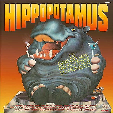 LP - Hippopotamus - Os Grandes Hits Da Discoteca Do Momento
