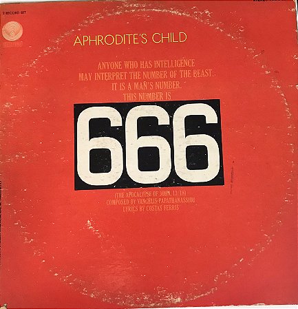LP - Aphrodite's Child ‎– 666 (Álbum Duplo)