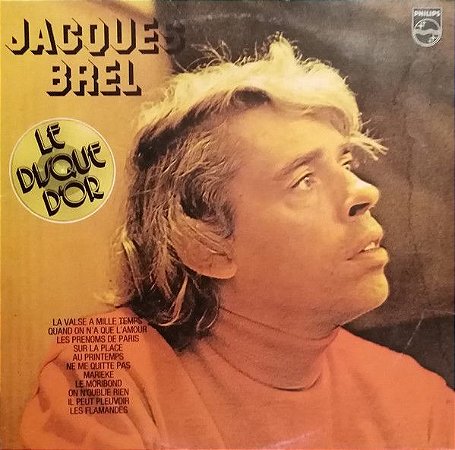 LP - Jacques Brel ‎– Le Disque D'Or De Jacques Brel