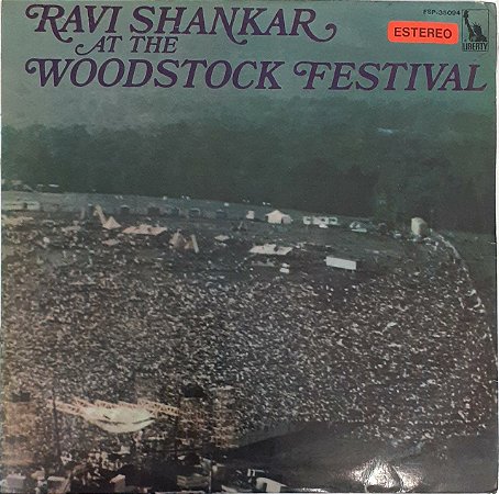 LP - Ravi Shankar – At The Woodstock Festival (PROMO)