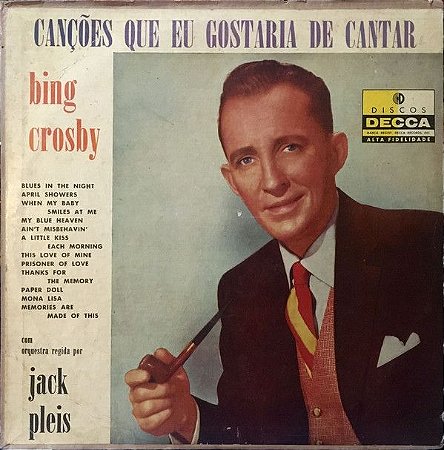 LP - Bing Crosby – Canções Que Eu Gostaria de Cantar