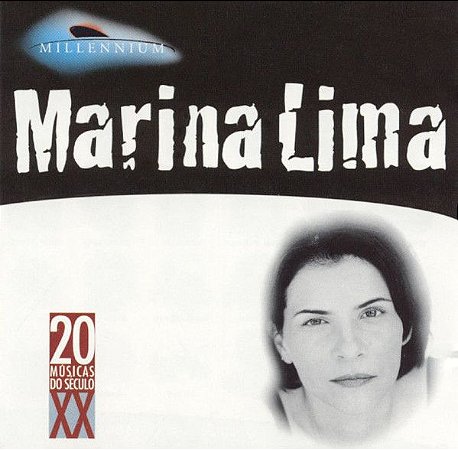 CD - Marina Lima ‎(Coleção Millennium - 20 Músicas Do Século XX)