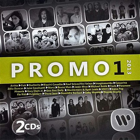 CD - Promo 1 2013 Warner Music (Vários Artistas) (Duplo)