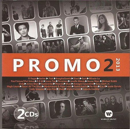 CD - Promo 2 2013 Warner Music (Vários Artistas) (Duplo)