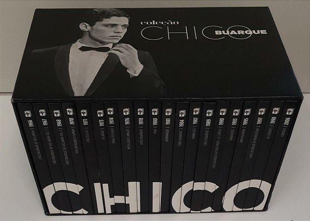 CD - (Box com 20 CDs + Livretos) - Chico Buarque (Coleção - Editora Abril)