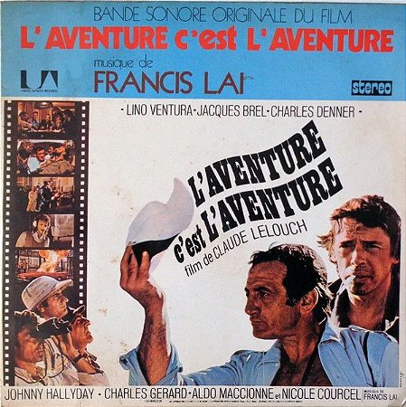 LP - L'aventure C'est L'aventure (Bande Sonore Originale Du Film) - Francis Lai