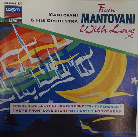 CD - Mantovani And His Orchestra - From Mantovani With Love