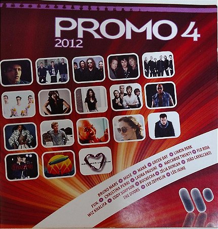 CD - Promo 4 - 2012 Warner Music  (Vários Artistas)