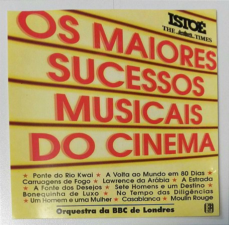 CD - Os Maiores Sucessos Musicais Do Cinema - Orquestra Da BBC De Londres