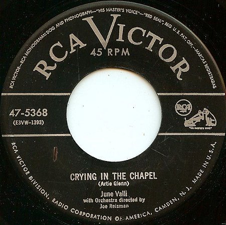 COMPACTO - June Valli - Crying In The Chapel/ Love Every Moment You Live(EUA)