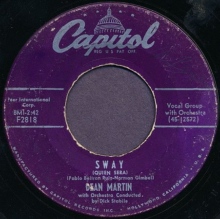 COMPACTO - Dean Martin - Sway / Money Burns A Hole In My Pocket
